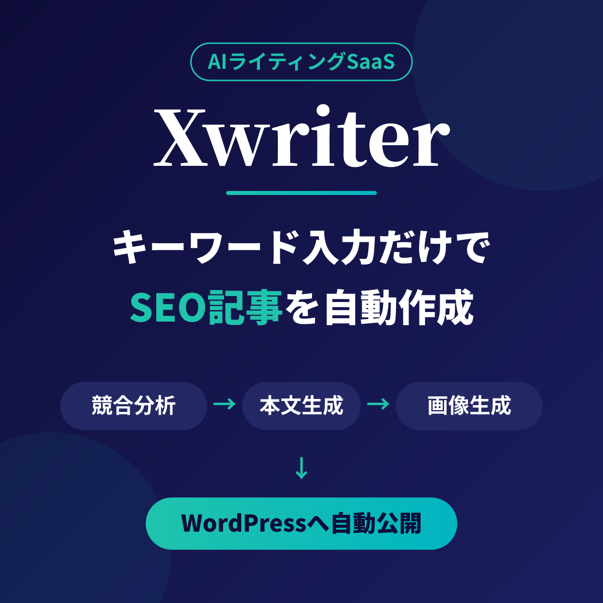 AI記事作成ツール Xwriter(エックスライター)