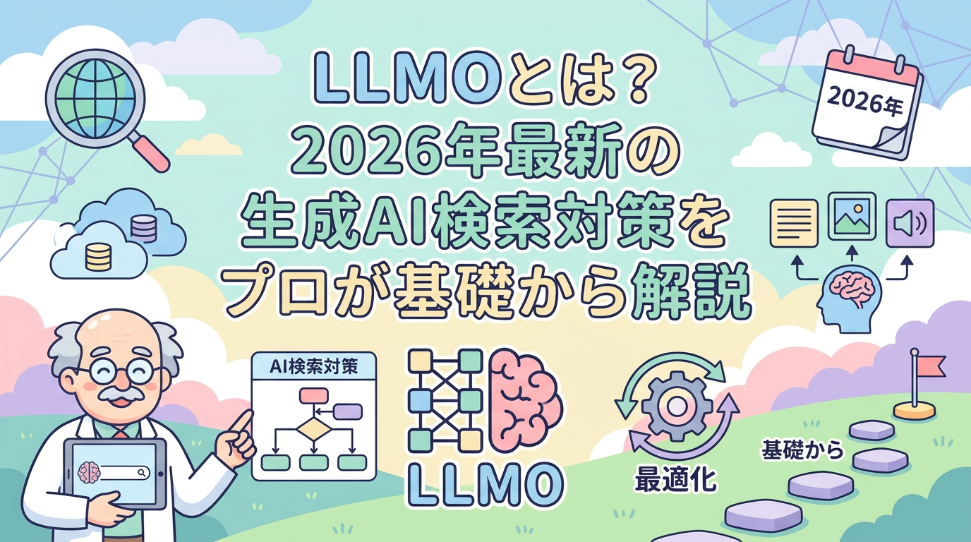 LLMOとは？2026年最新の生成AI検索対策をプロが基礎から解説