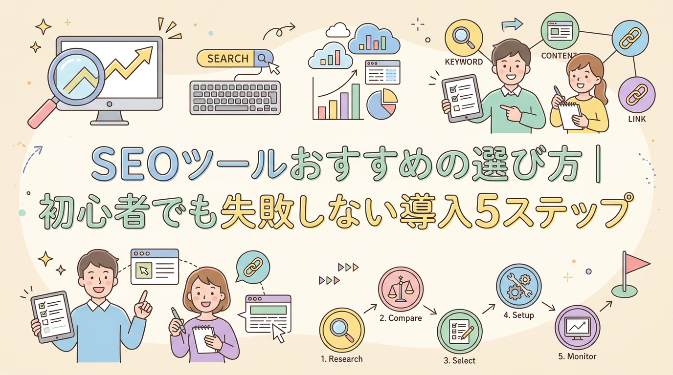 SEOツールおすすめの選び方｜初心者でも失敗しない導入5ステップ