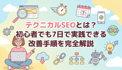 テクニカルSEOとは？初心者でも7日で実践できる改善手順を完全解説