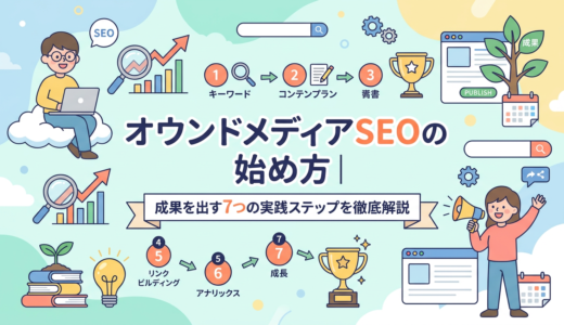 オウンドメディアSEOの始め方｜成果を出す7つの実践ステップを徹底解説