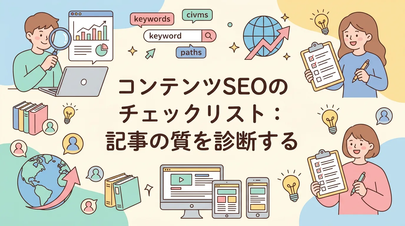 コンテンツSEOのチェックリスト:記事の質を診断する