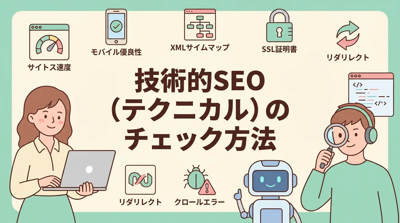 技術的SEO(テクニカル)のチェック方法