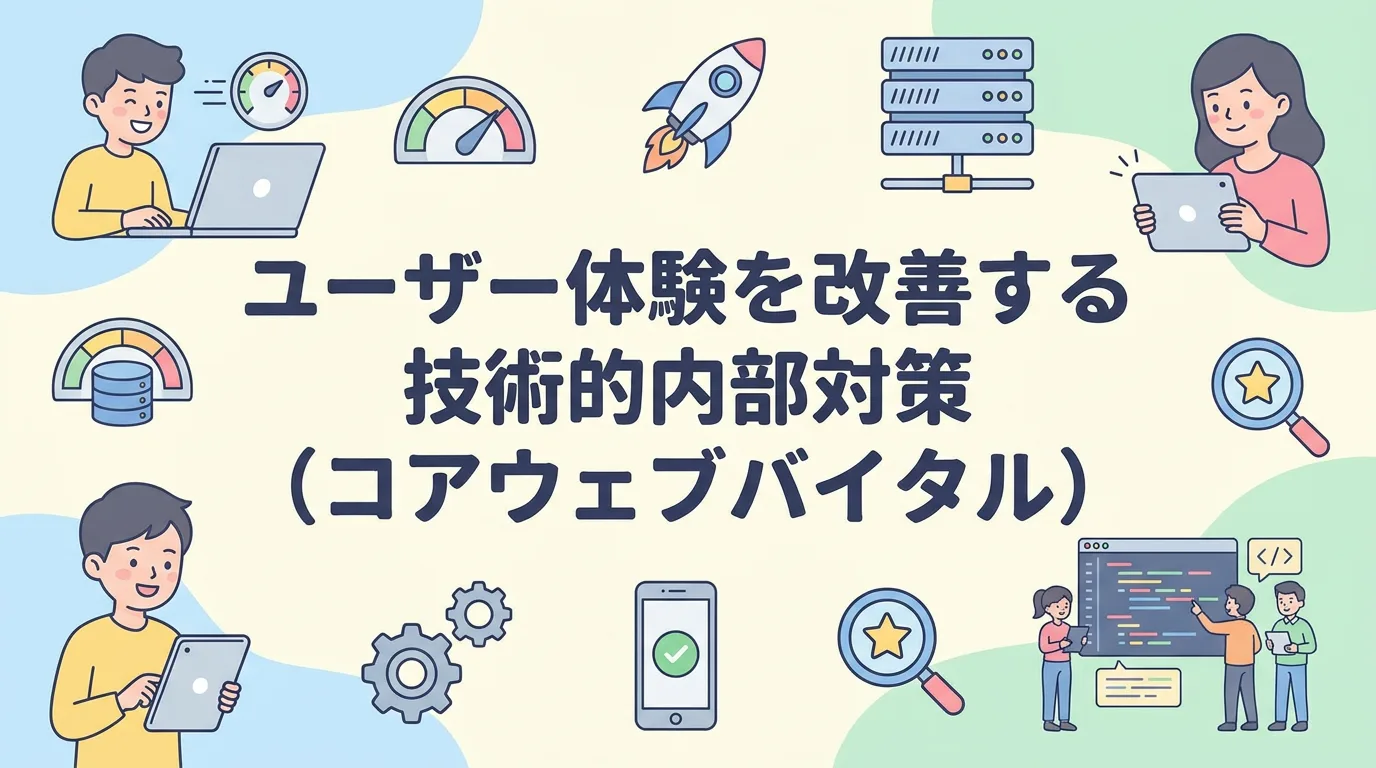 ユーザー体験を改善する技術的内部対策(コアウェブバイタル)