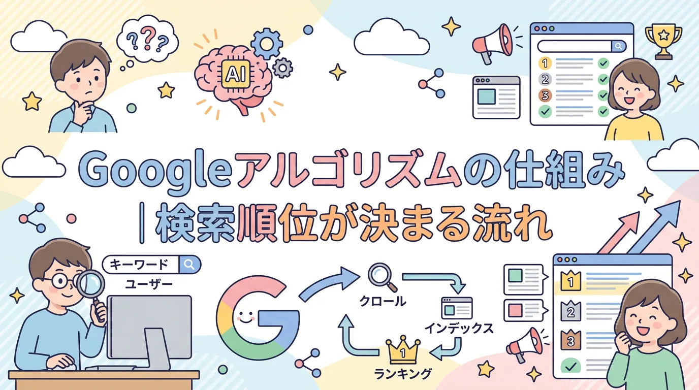 Googleアルゴリズムの仕組み|検索順位が決まる流れ