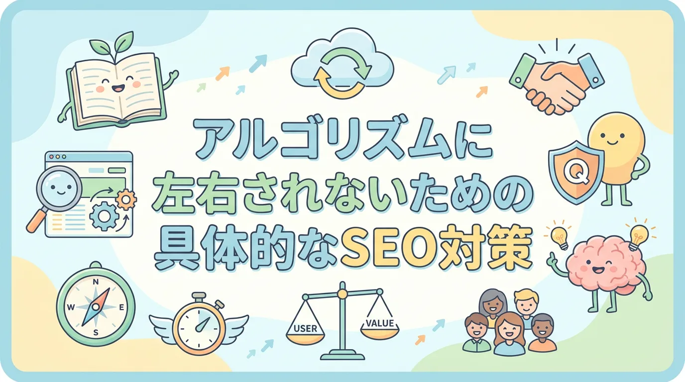アルゴリズムに左右されないための具体的なSEO対策