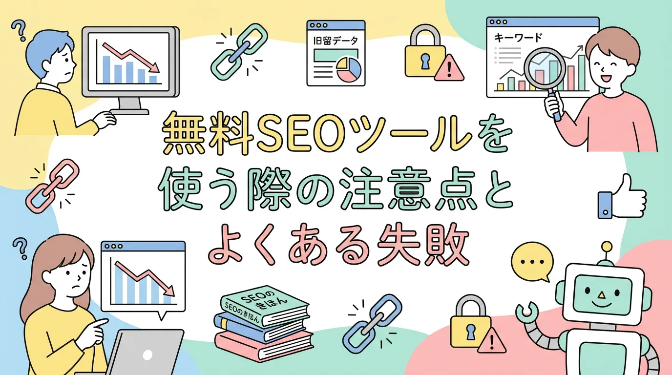 無料SEOツールを使う際の注意点とよくある失敗