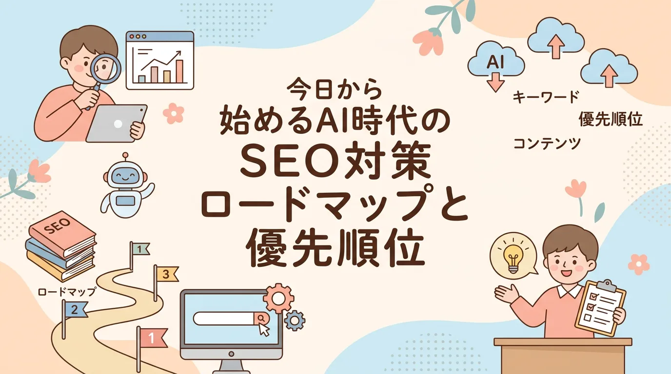 今日から始めるAI時代のSEO対策ロードマップと優先順位