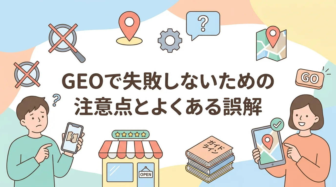 GEOで失敗しないための注意点とよくある誤解
