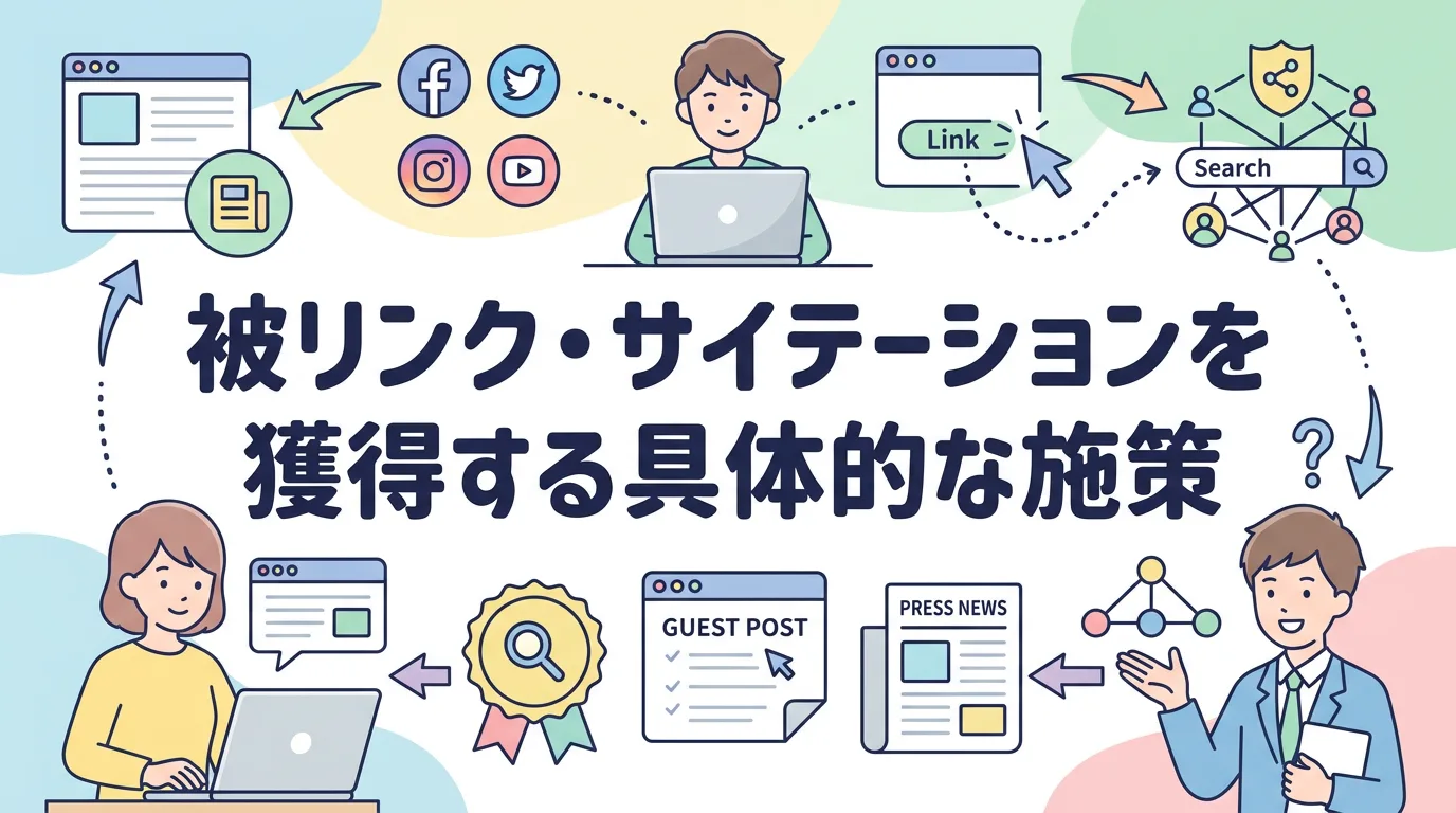 被リンク・サイテーションを獲得する具体的な施策