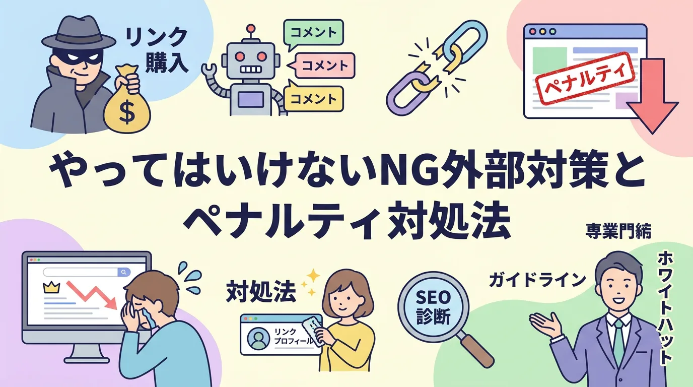 やってはいけないNG外部対策とペナルティ対処法