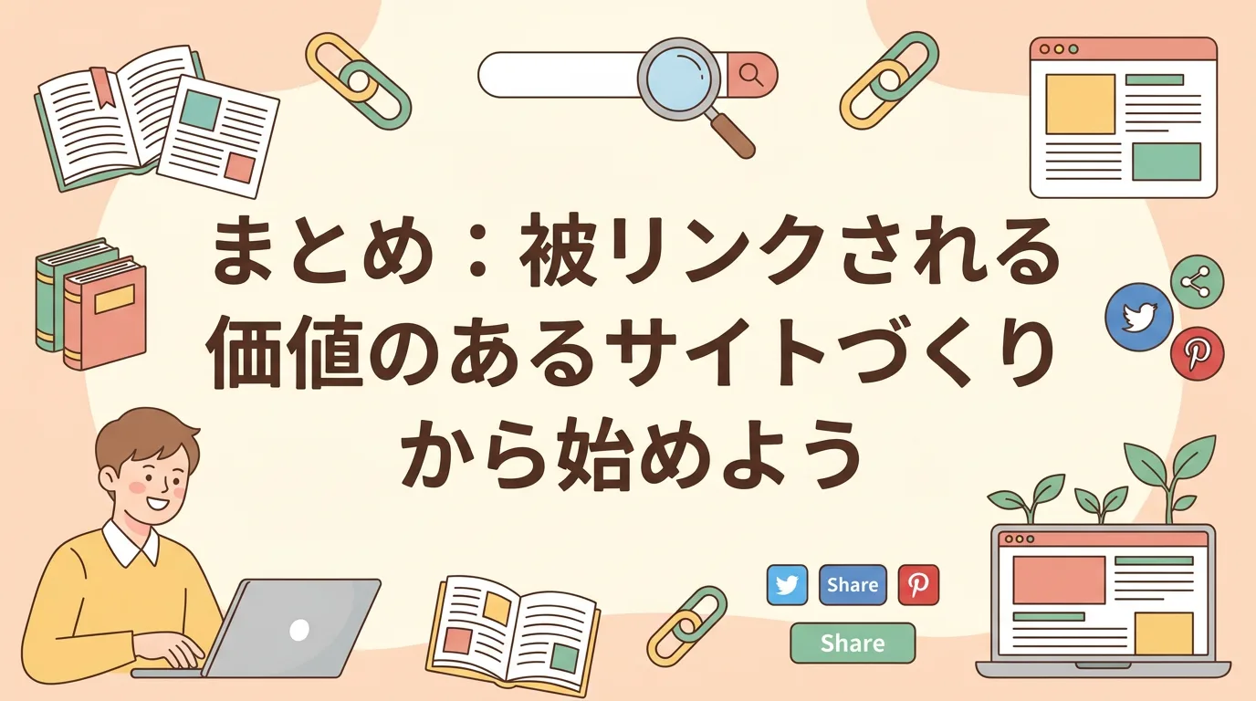 まとめ：被リンクされる価値のあるサイトづくりから始めよう