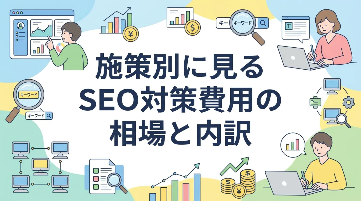 施策別に見るSEO対策費用の相場と内訳