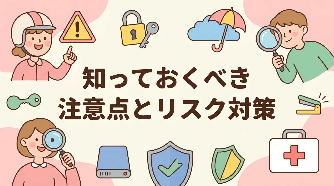知っておくべき注意点とリスク対策