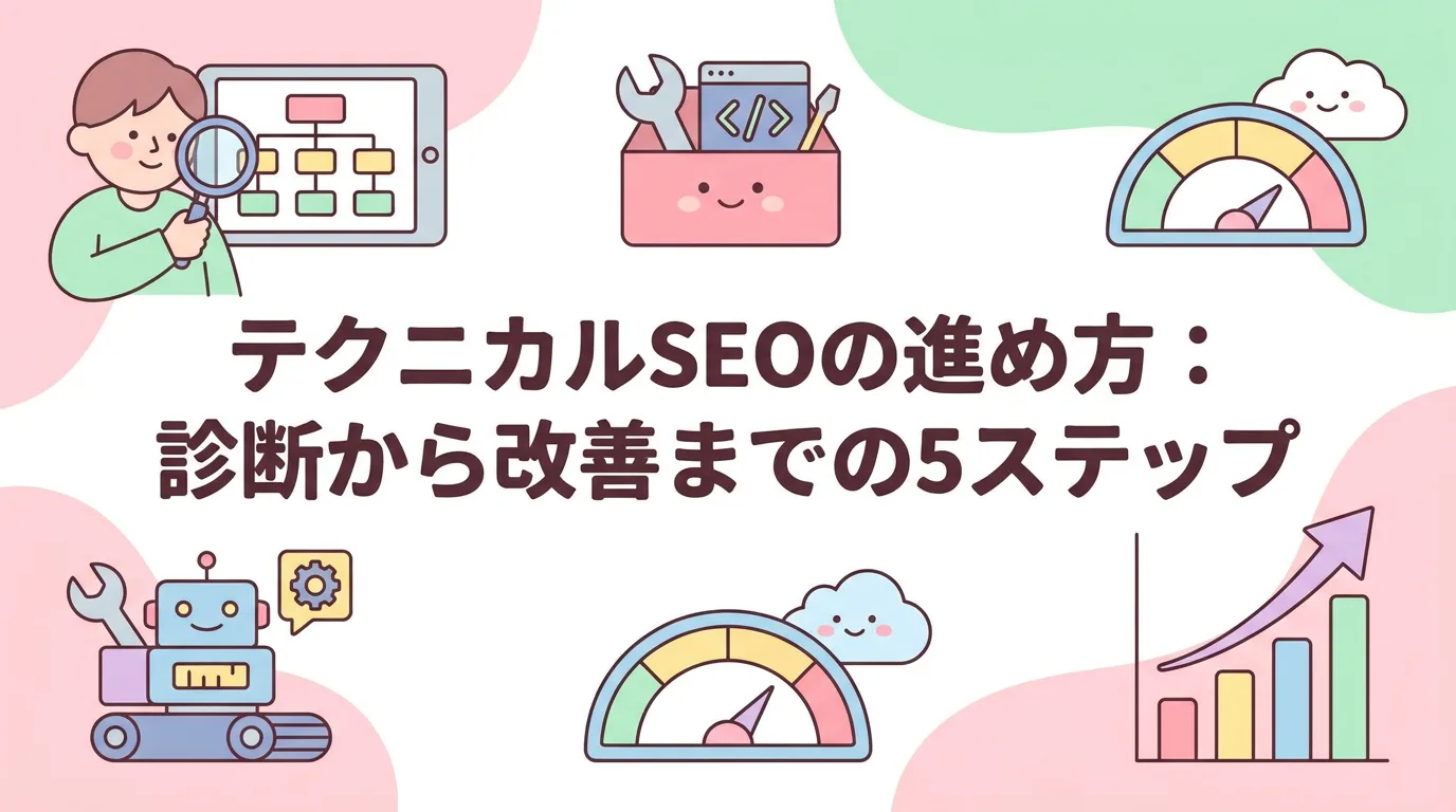 テクニカルSEOの進め方:診断から改善までの5ステップ