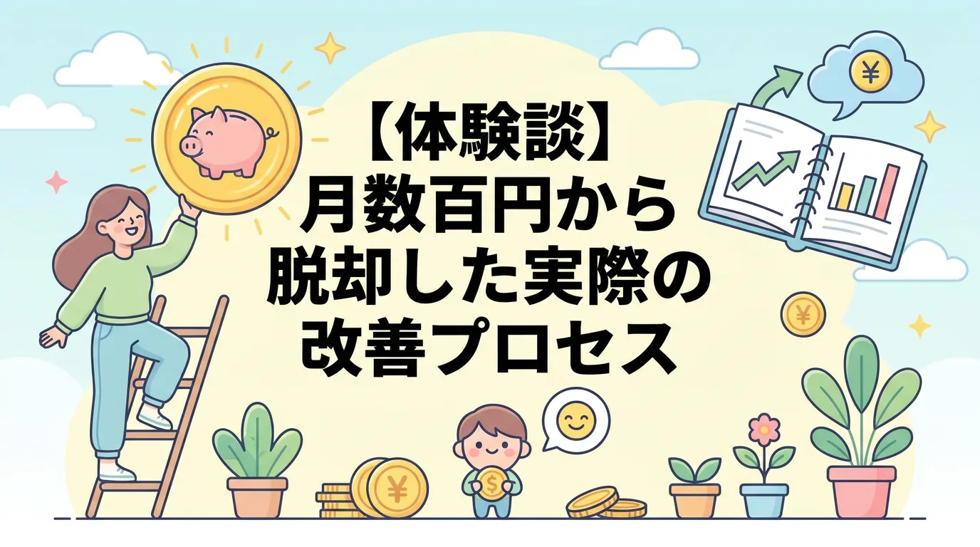【体験談】月数百円から脱却した実際の改善プロセス