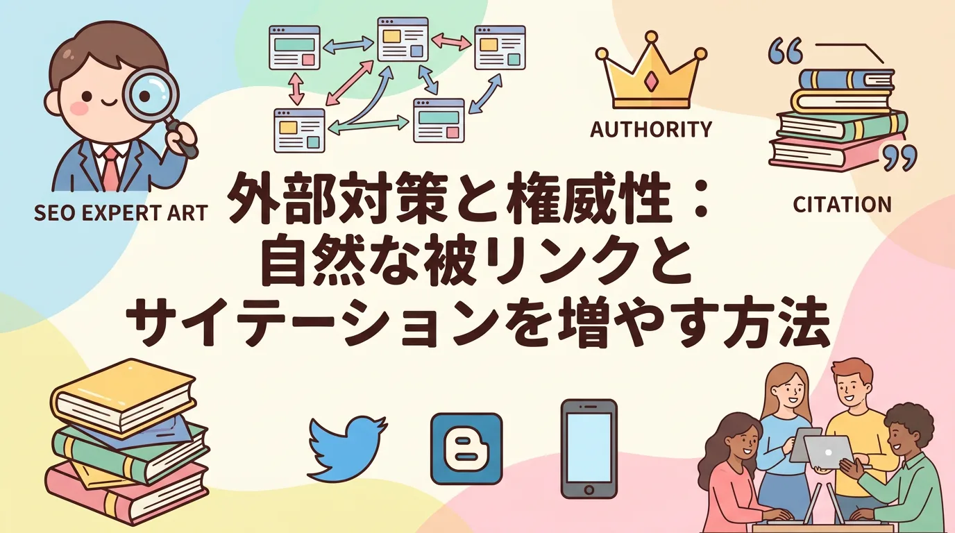 外部対策と権威性:自然な被リンクとサイテーションを増やす方法