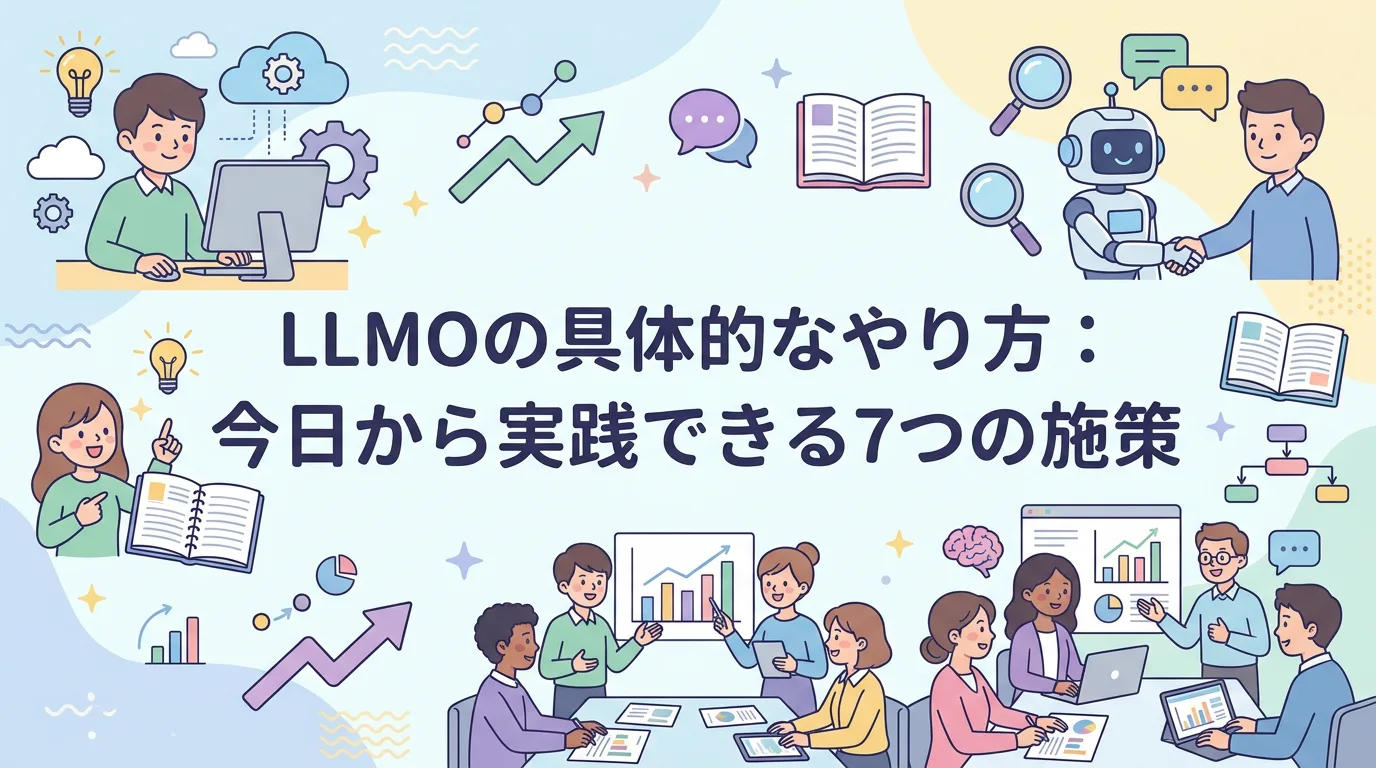 LLMOの具体的なやり方:今日から実践できる7つの施策