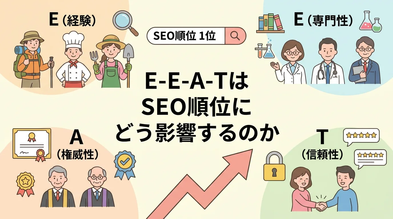 E-E-A-TはSEO順位にどう影響するのか