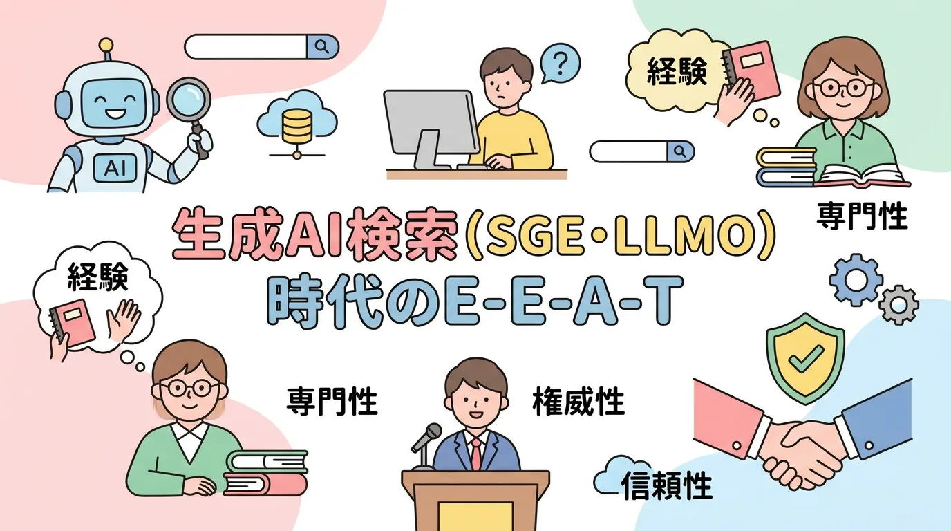 生成AI検索(SGE・LLMO)時代のE-E-A-T