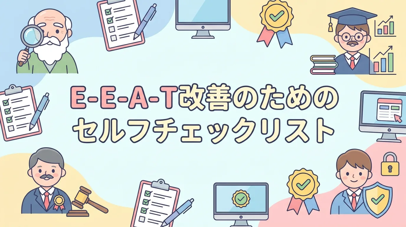 E-E-A-T改善のためのセルフチェックリスト