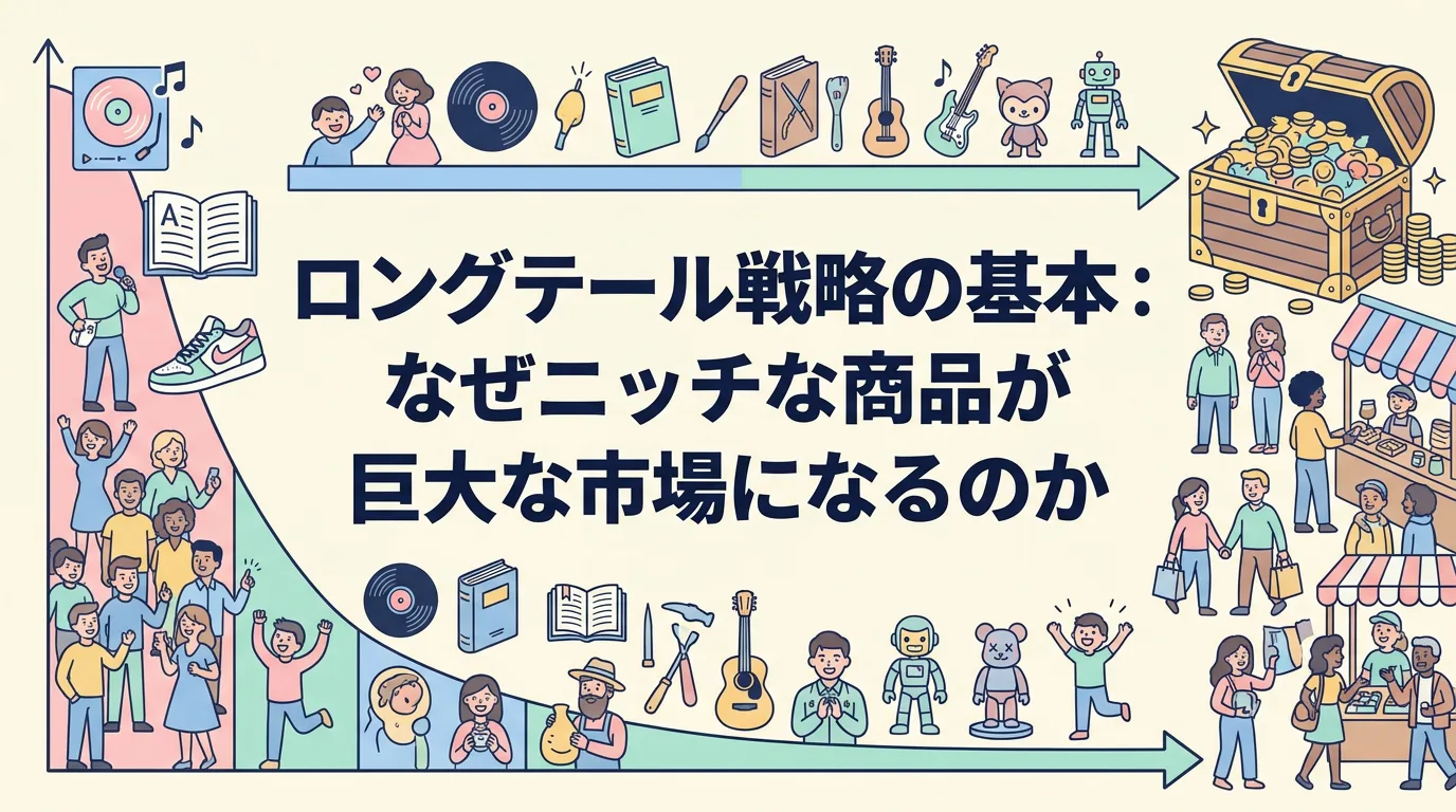 ロングテール戦略の基本:なぜニッチな商品が巨大な市場になるのか