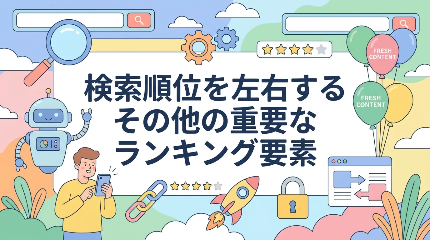 検索順位を左右するその他の重要なランキング要素