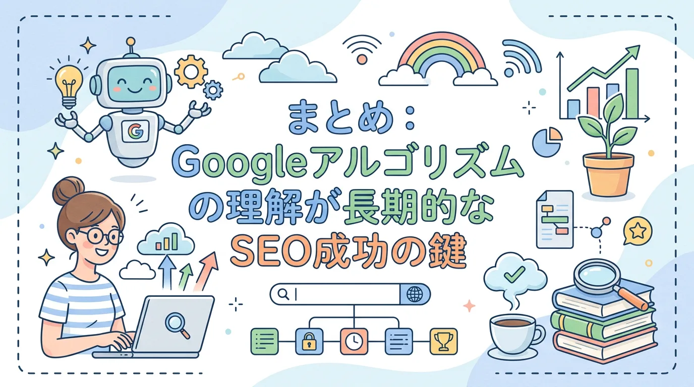まとめ:Googleアルゴリズムの理解が長期的なSEO成功の鍵