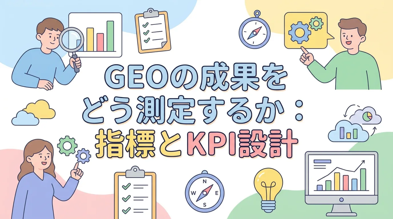 GEOの成果をどう測定するか:指標とKPI設計