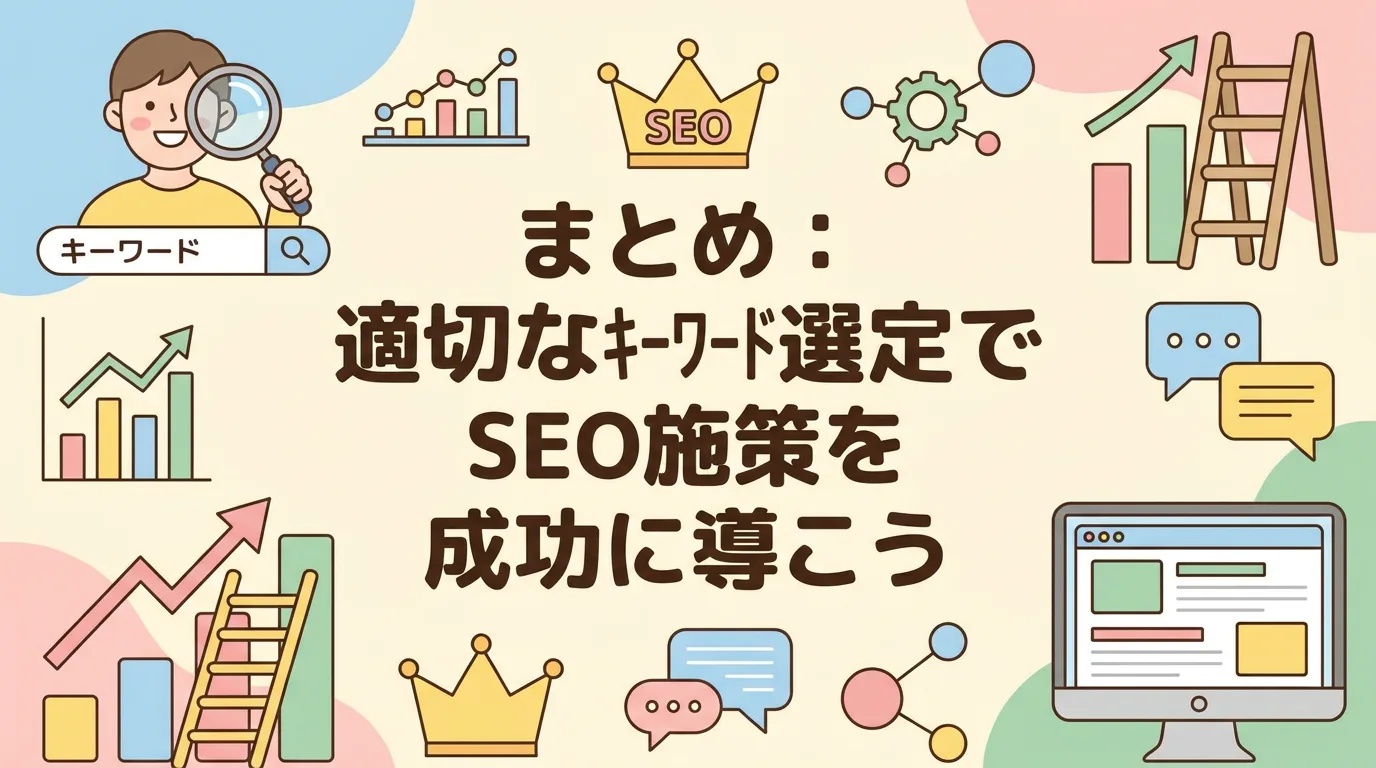 まとめ：適切なキーワード選定でSEO施策を成功に導こう
