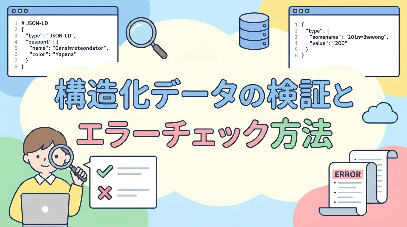 構造化データの検証とエラーチェック方法