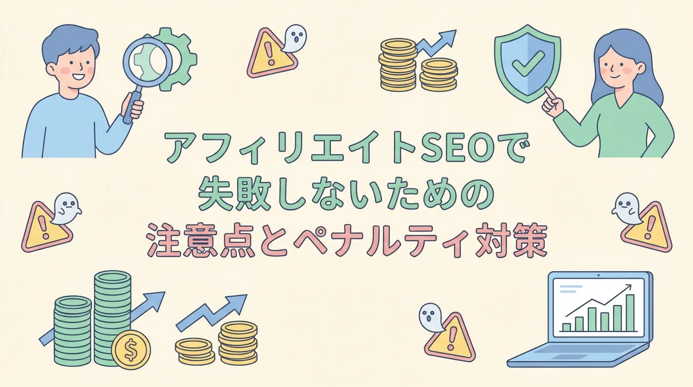 アフィリエイトSEOで失敗しないための注意点とペナルティ対策