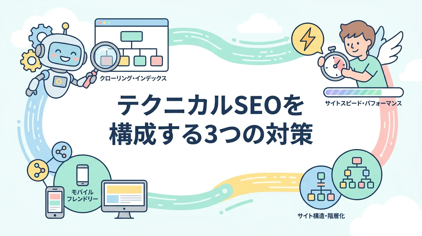 テクニカルSEOを構成する3つの対策