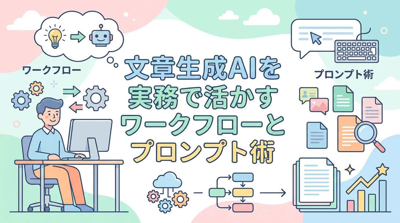 文章生成AIを実務で活かすワークフローとプロンプト術