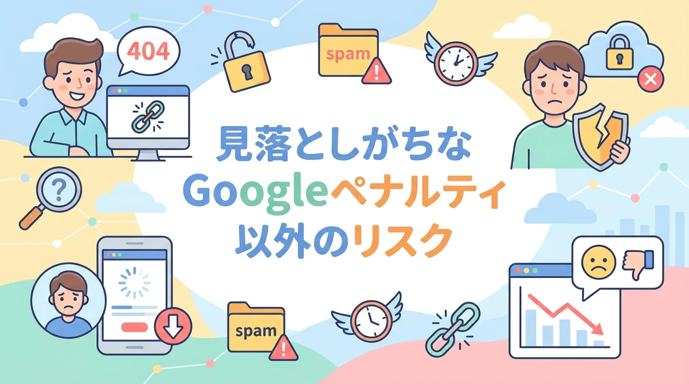 見落としがちなGoogleペナルティ以外のリスク