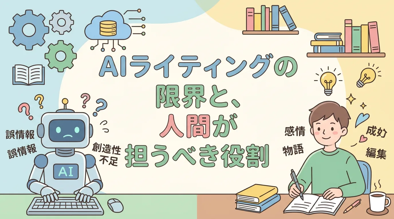 AIライティングの限界と、人間が担うべき役割