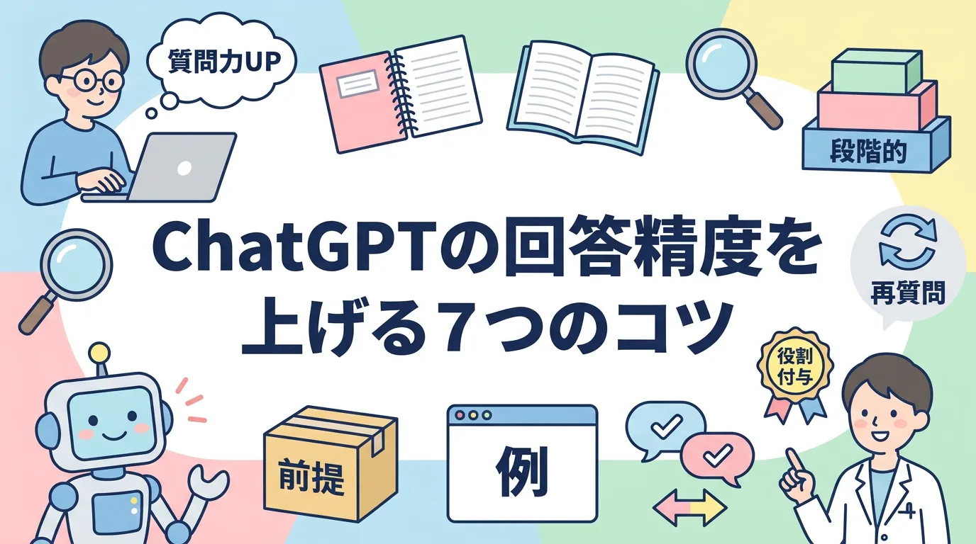 ChatGPTの回答精度を上げる7つのコツ