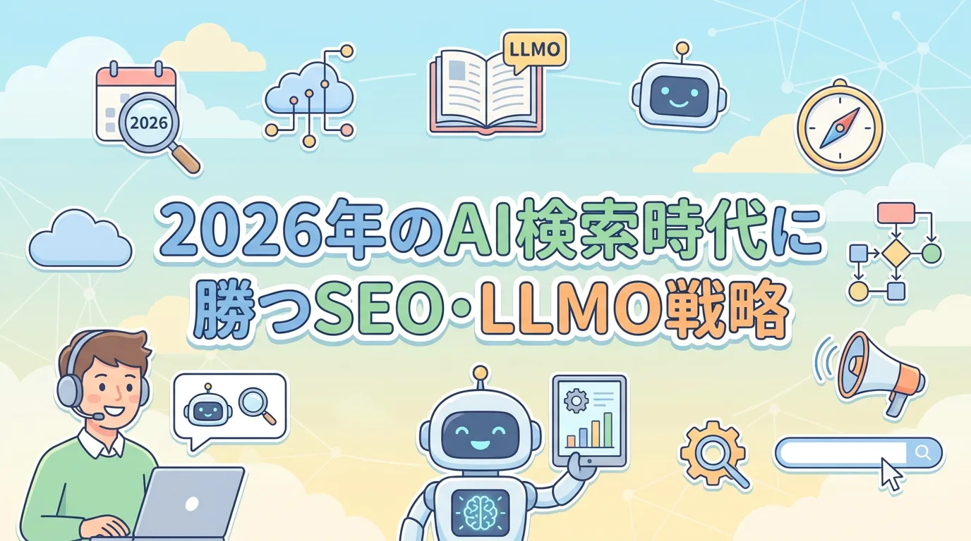 2026年のAI検索時代に勝つSEO・LLMO戦略