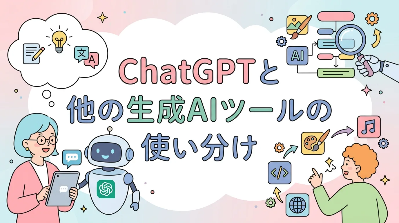 ChatGPTと他の生成AIツールの使い分け