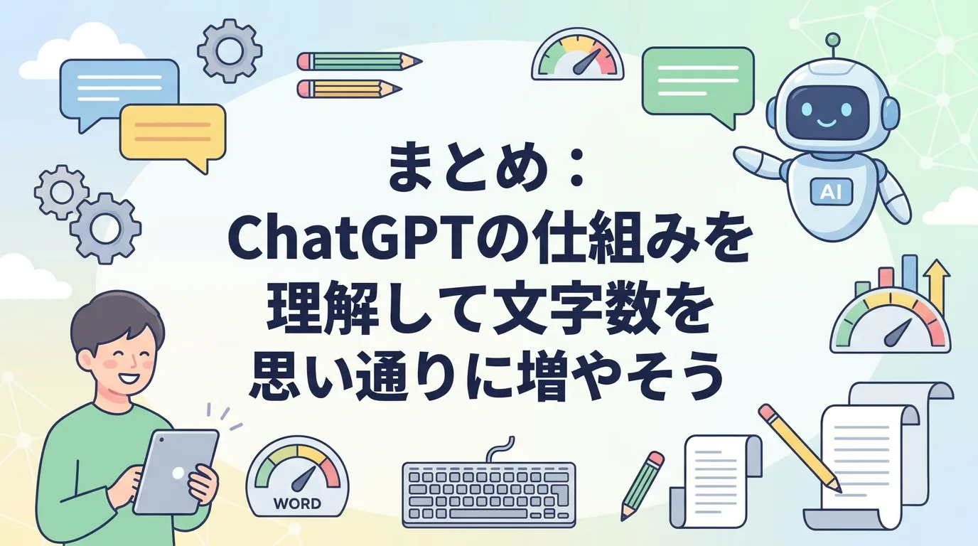 まとめ:ChatGPTの仕組みを理解して文字数を思い通りに増やそう