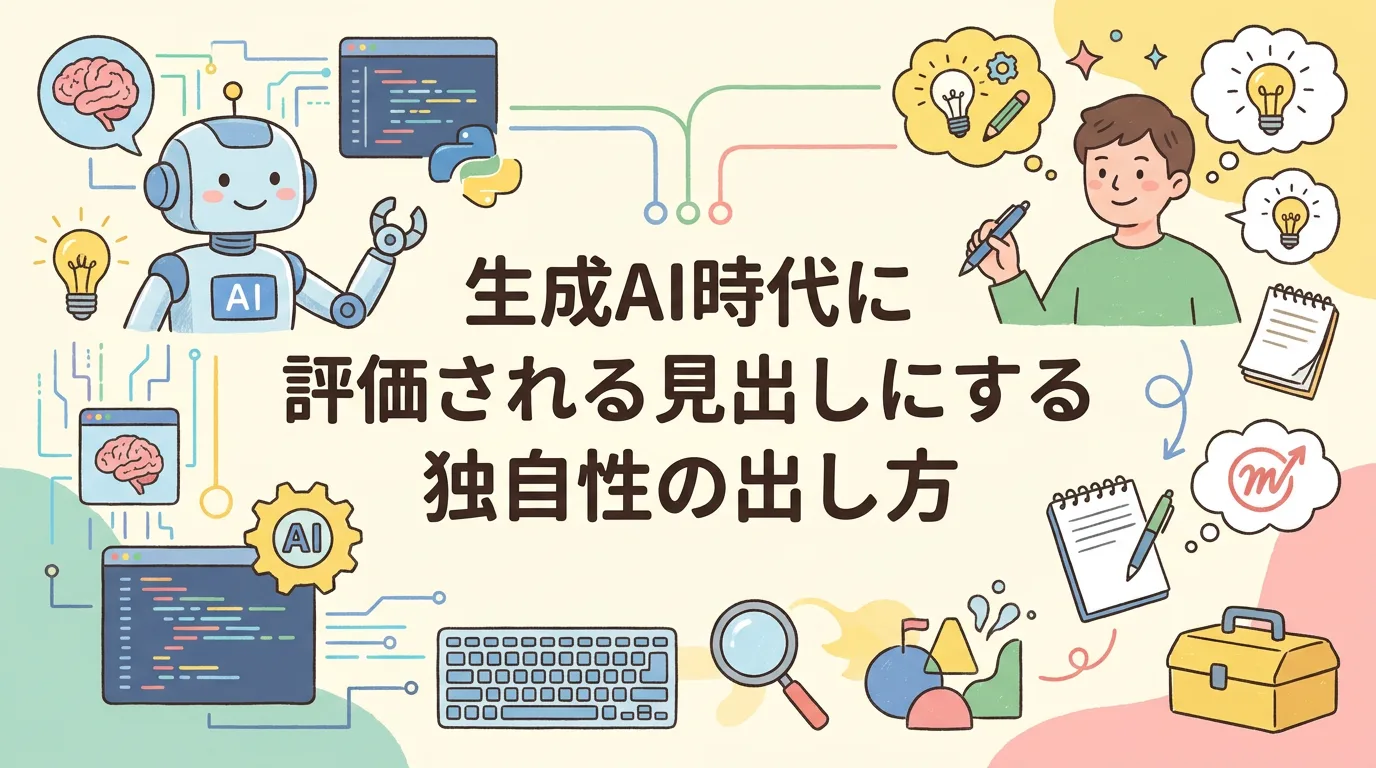 生成AI時代に評価される見出しにする独自性の出し方