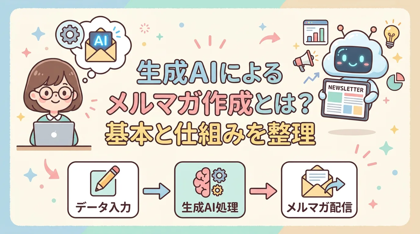 生成AIによるメルマガ作成とは?基本と仕組みを整理