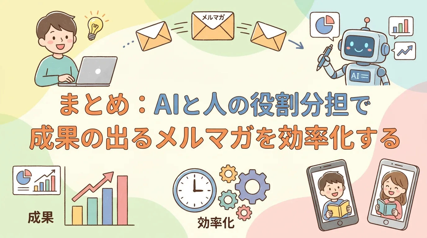 まとめ:AIと人の役割分担で成果の出るメルマガを効率化する