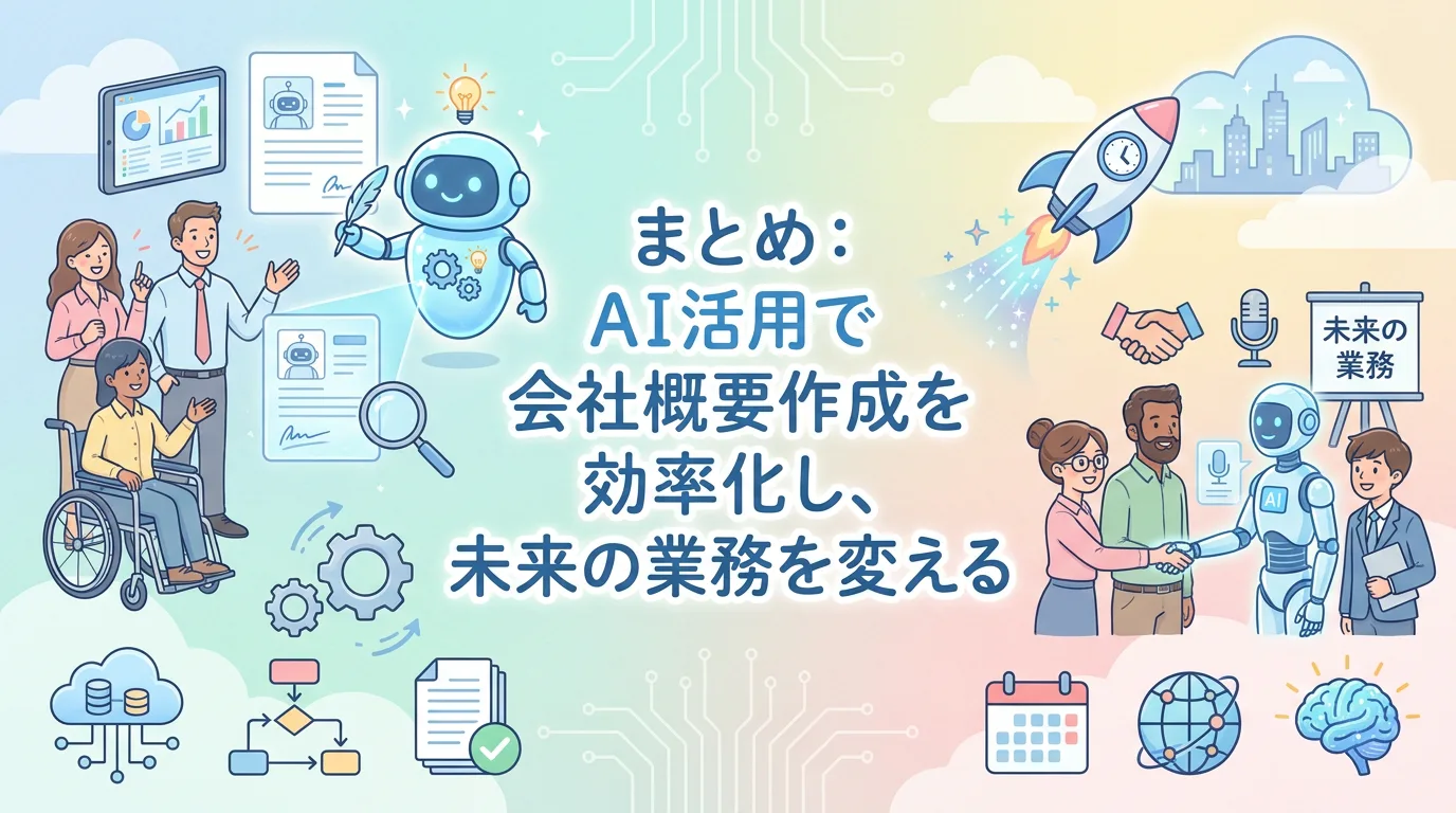 まとめ:AI活用で会社概要作成を効率化し、未来の業務を変える