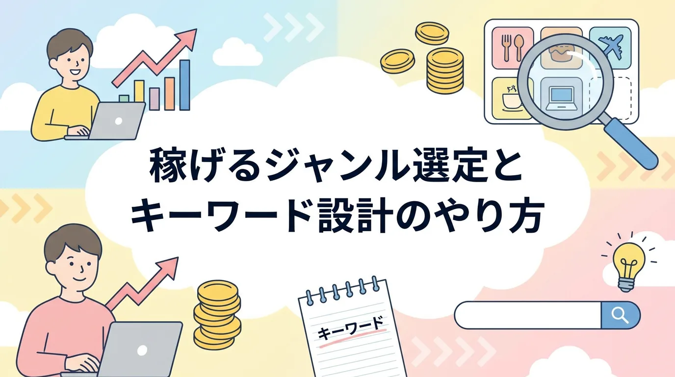稼げるジャンル選定とキーワード設計のやり方