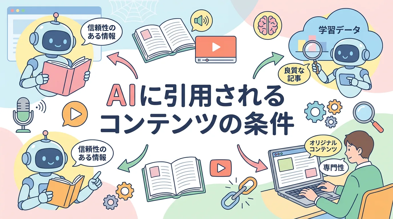 AIに引用されるコンテンツの条件