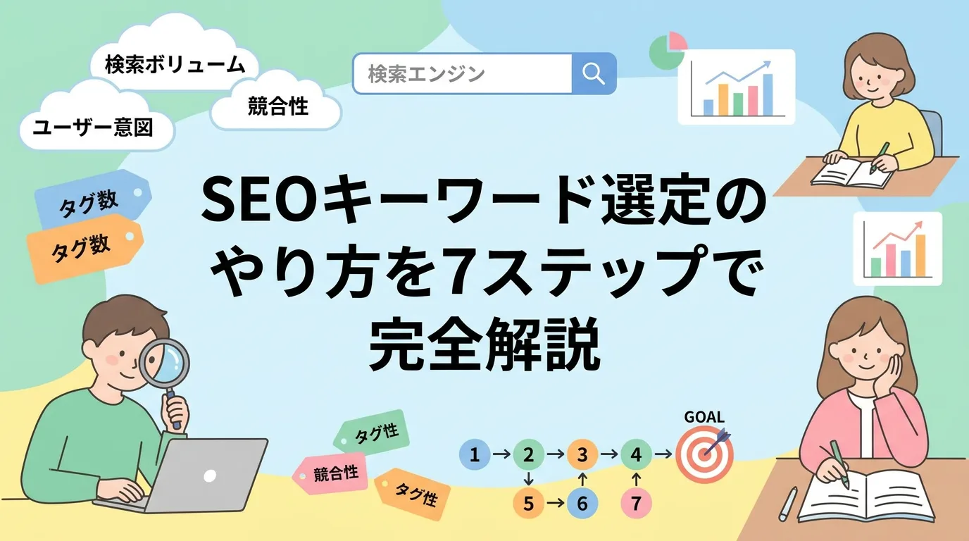 SEOキーワード選定のやり方を7ステップで完全解説