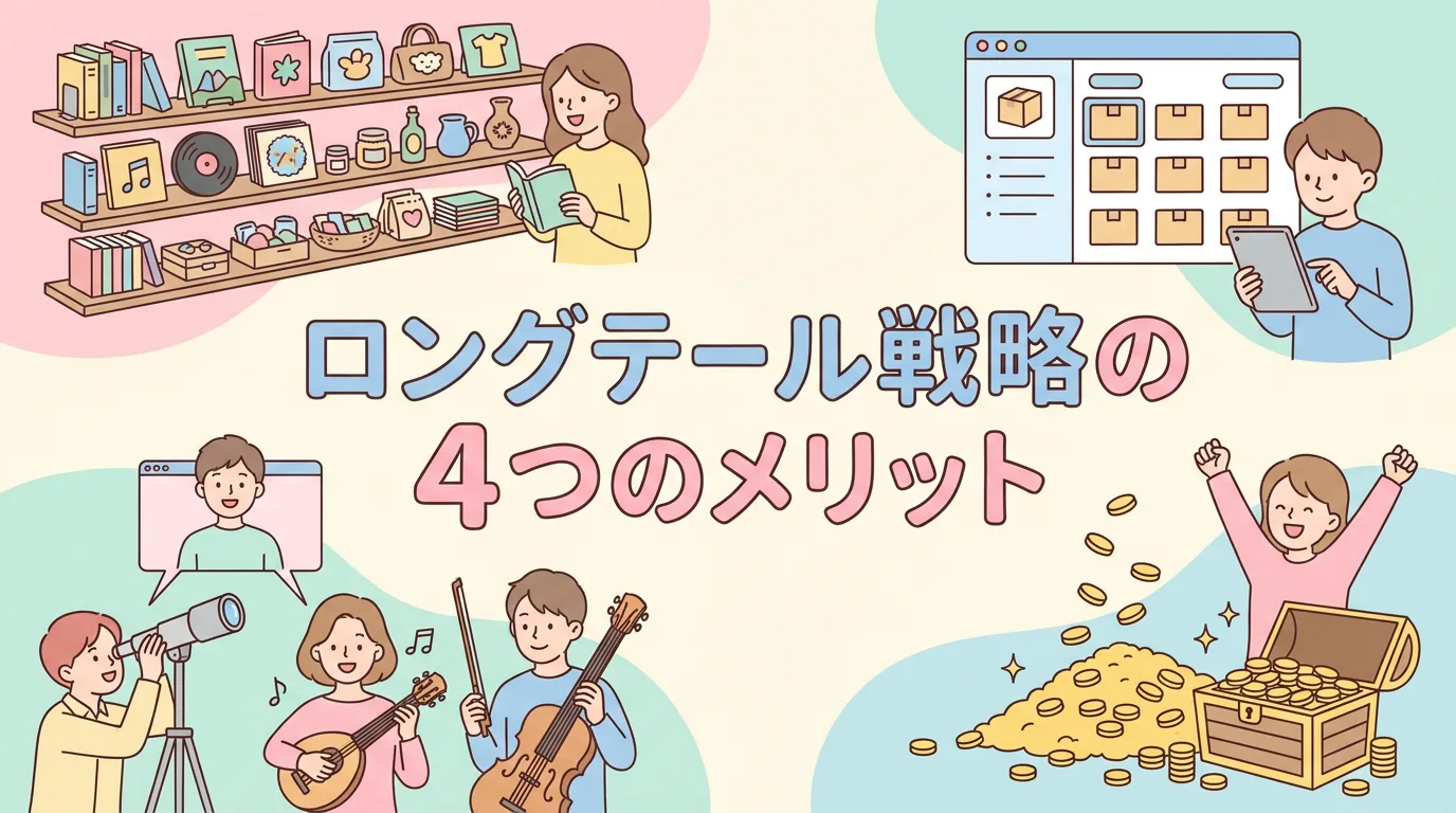 ロングテール戦略の4つのメリット