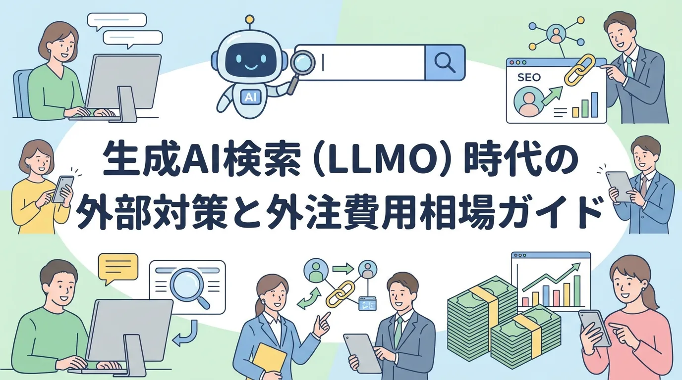 生成AI検索（LLMO）時代の外部対策と外注費用相場ガイド