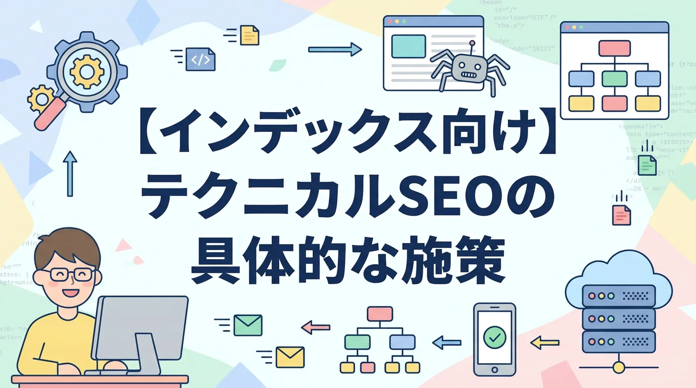 【インデックス向け】テクニカルSEOの具体的な施策